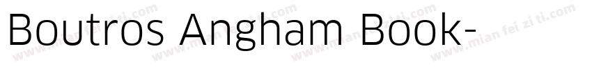 Boutros Angham Book字体转换